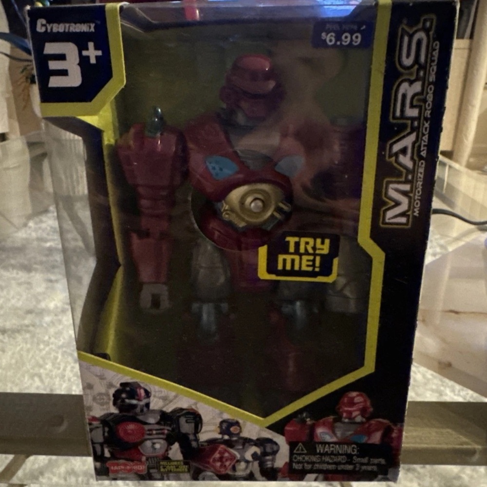 Motorized Attack Robot Action Figure - Red by